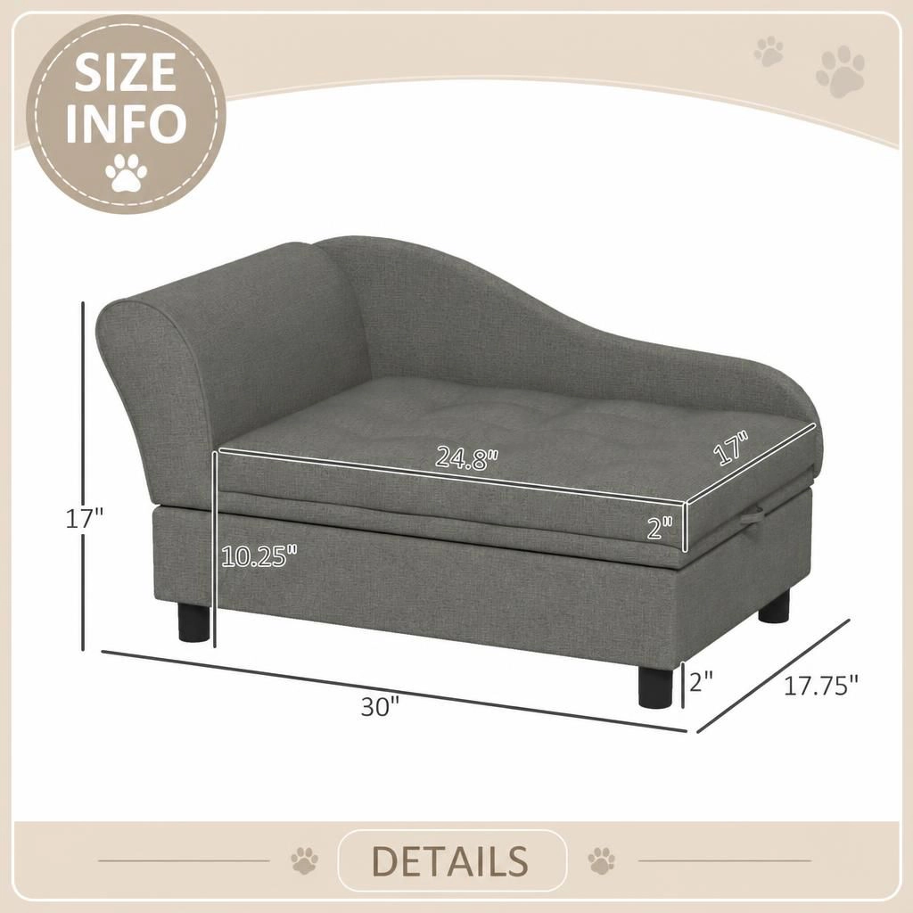 Ifmall Sturdy Elevated Foam Pet Bed for Dogs and Cats