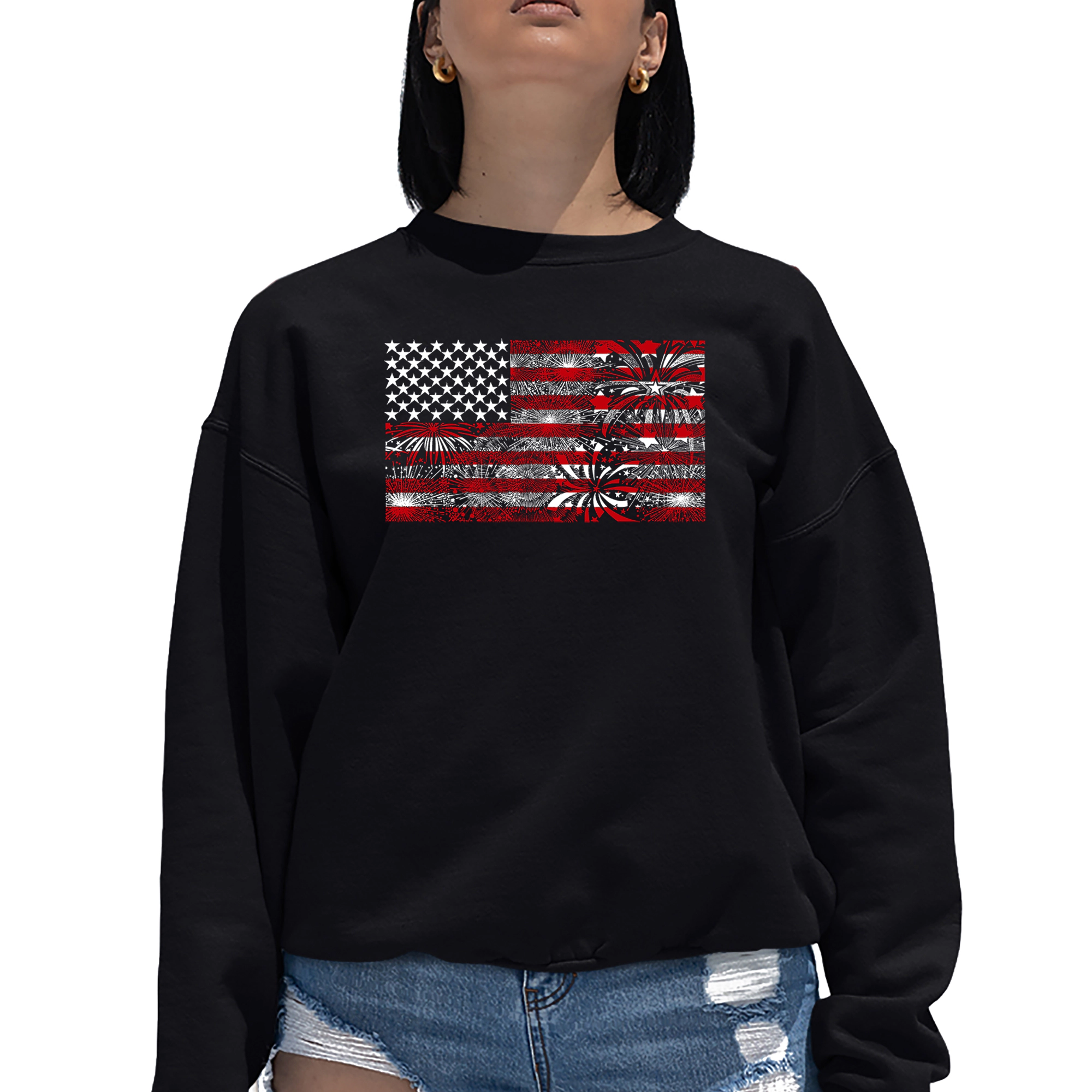 LA Pop Art Fireworks American Flag