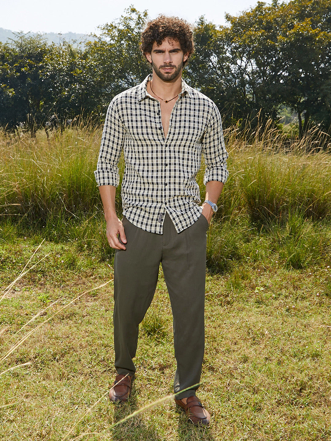 Cahoot Men's Glen Check Shirt