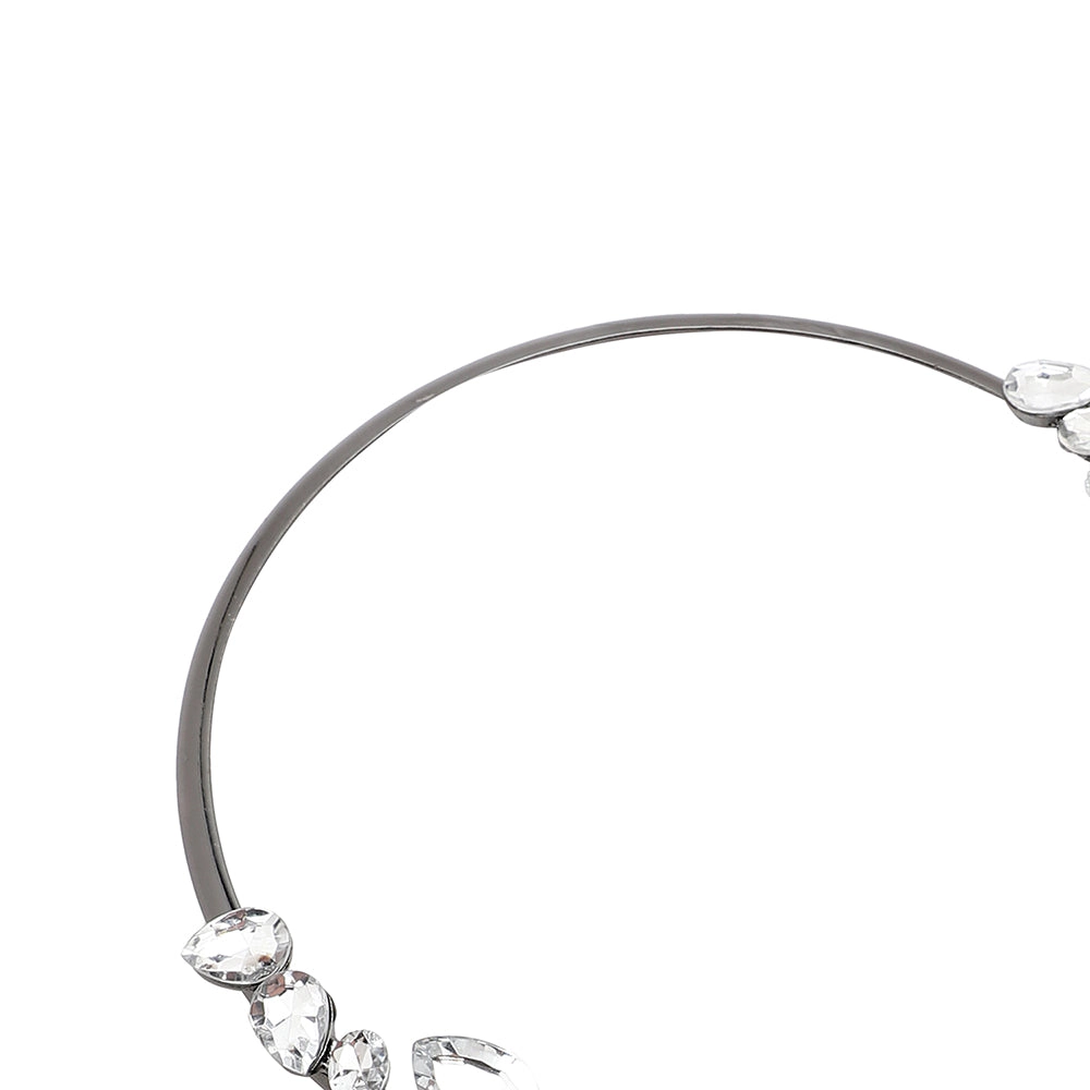 SOHI Women's Rhinestone Collar Necklace