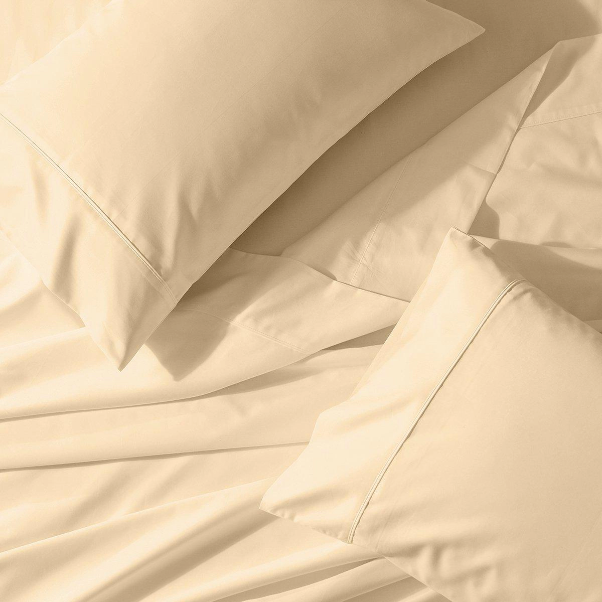 Egyptian Linens 300 Thread Count Percale Cotton Split King Sheet Set