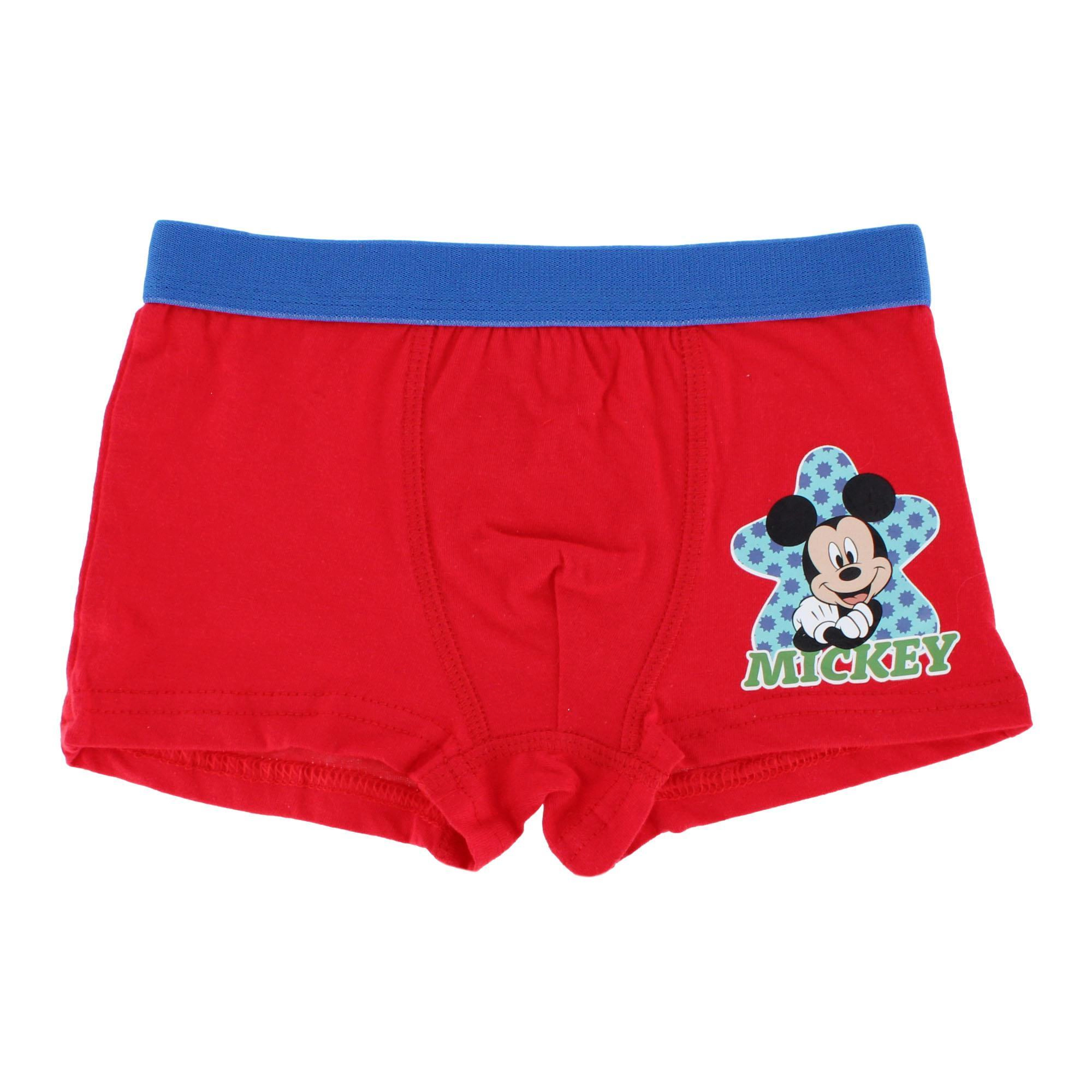 Textiel Trade Boy's Mickey Mouse Boxer Briefs (4 Pack)