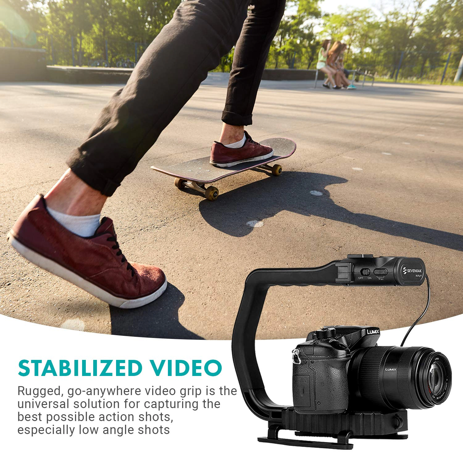 Movo MicRig-W1 Wireless Microphone Filmmaker Handle