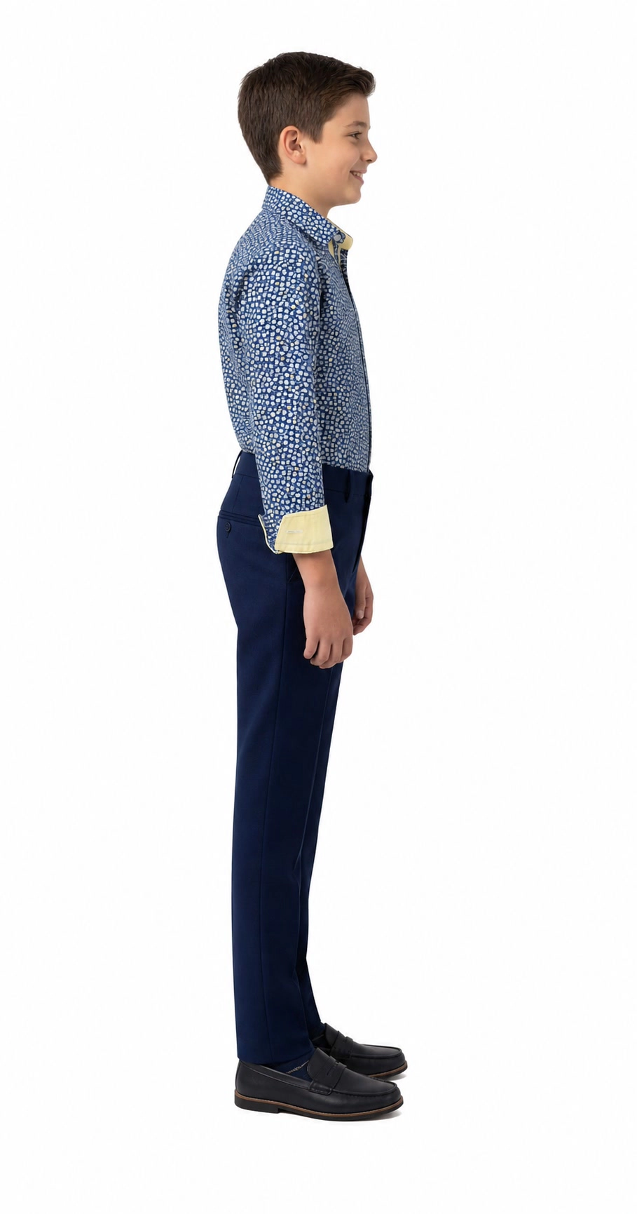 Elie Balleh Boys Slim Fit Floral Shirt