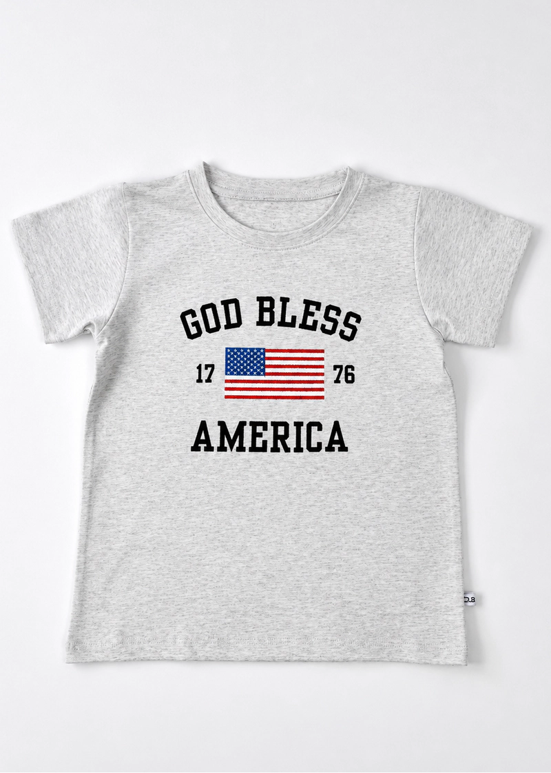 Charlie Lou Baby Unisex God Bless America T-Shirt