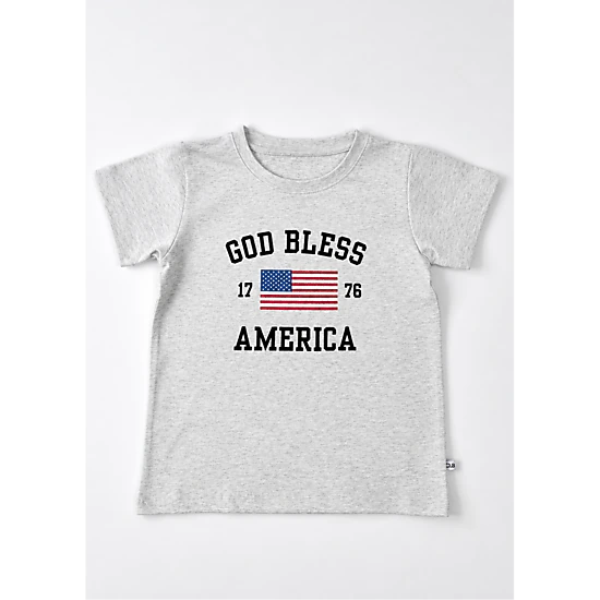 Charlie Lou Baby Unisex God Bless America T-Shirt