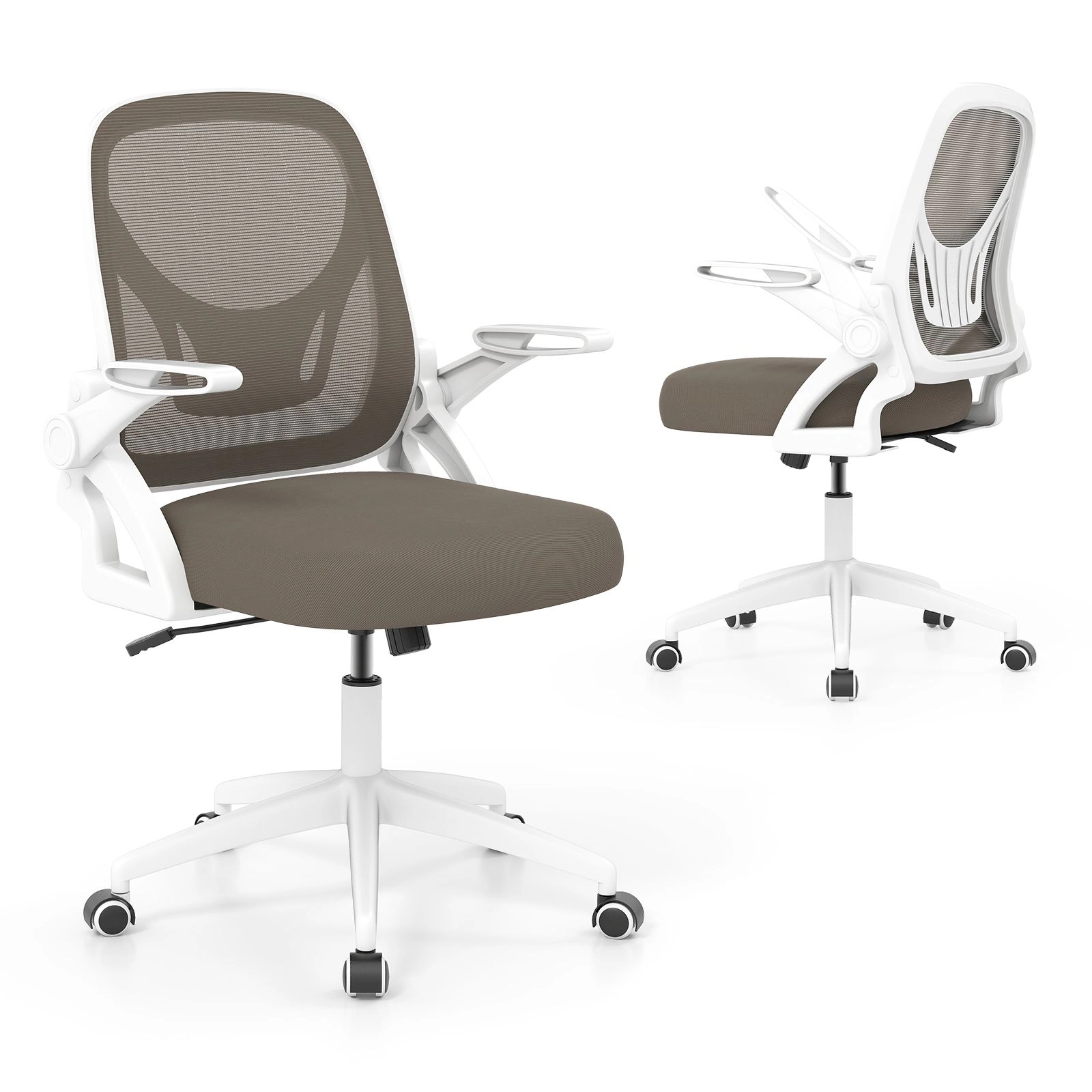 SlickBlue Ergonomic Office Chair with Mesh Back and Flip Arms
