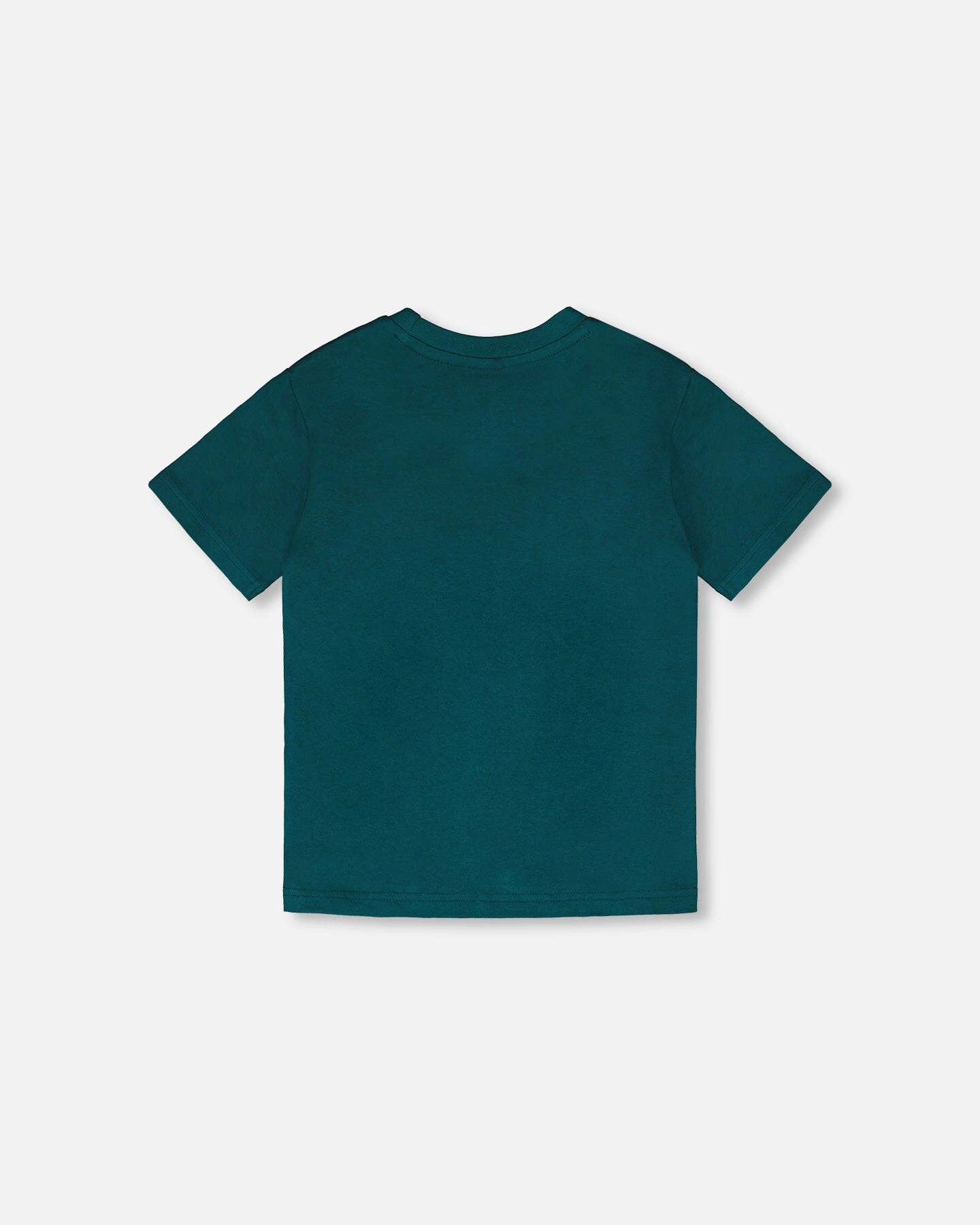 Deux par Boys Organic Cotton Jersey Pixel Smiley Face Graphic Print T-Shirt
