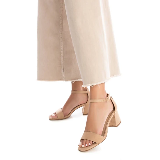 XTI Women's Suede Block Heel Sandals - JCPenney