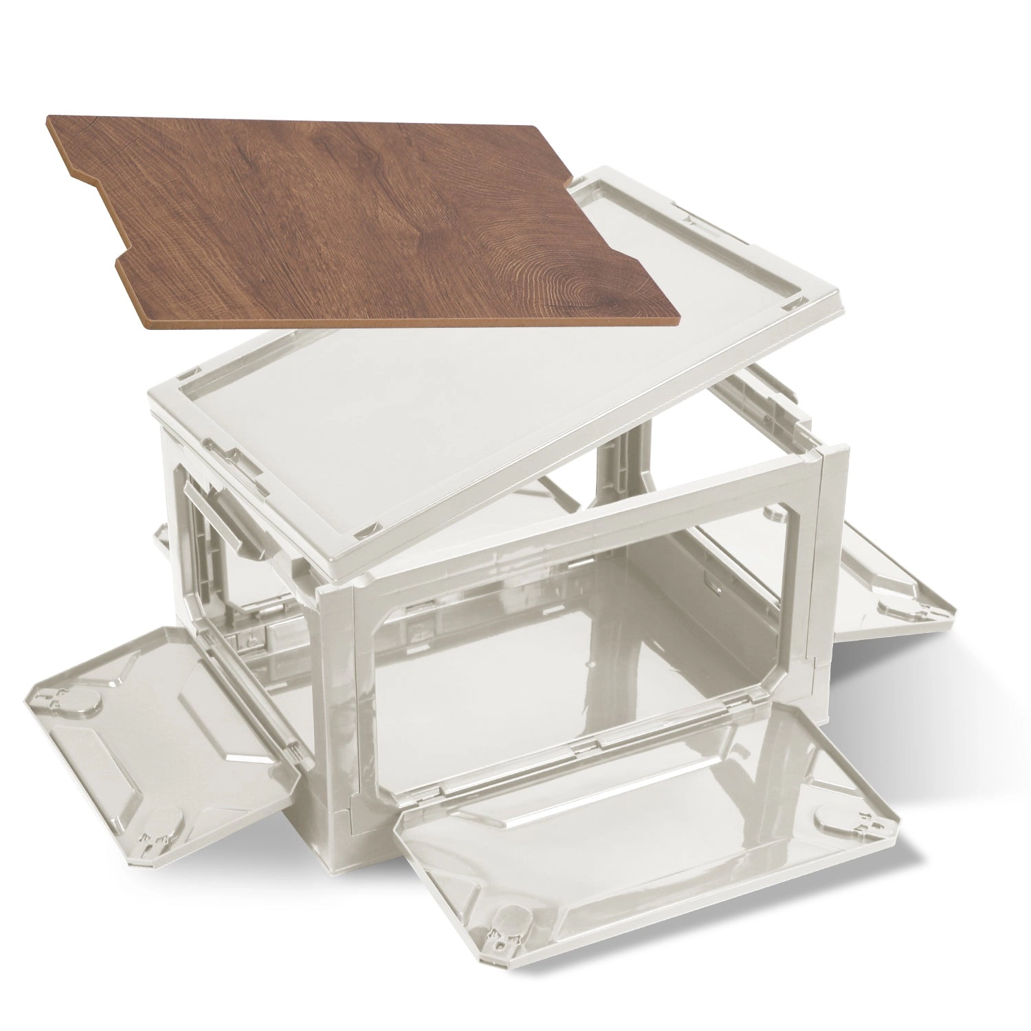 GBruno Collapsible Storage Bin With Cutting Board Lid