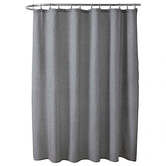 Hotel Collection Premium Waffle Weave Mold & Mildew Resistant Fabric Shower Curtain by Kate Aurora