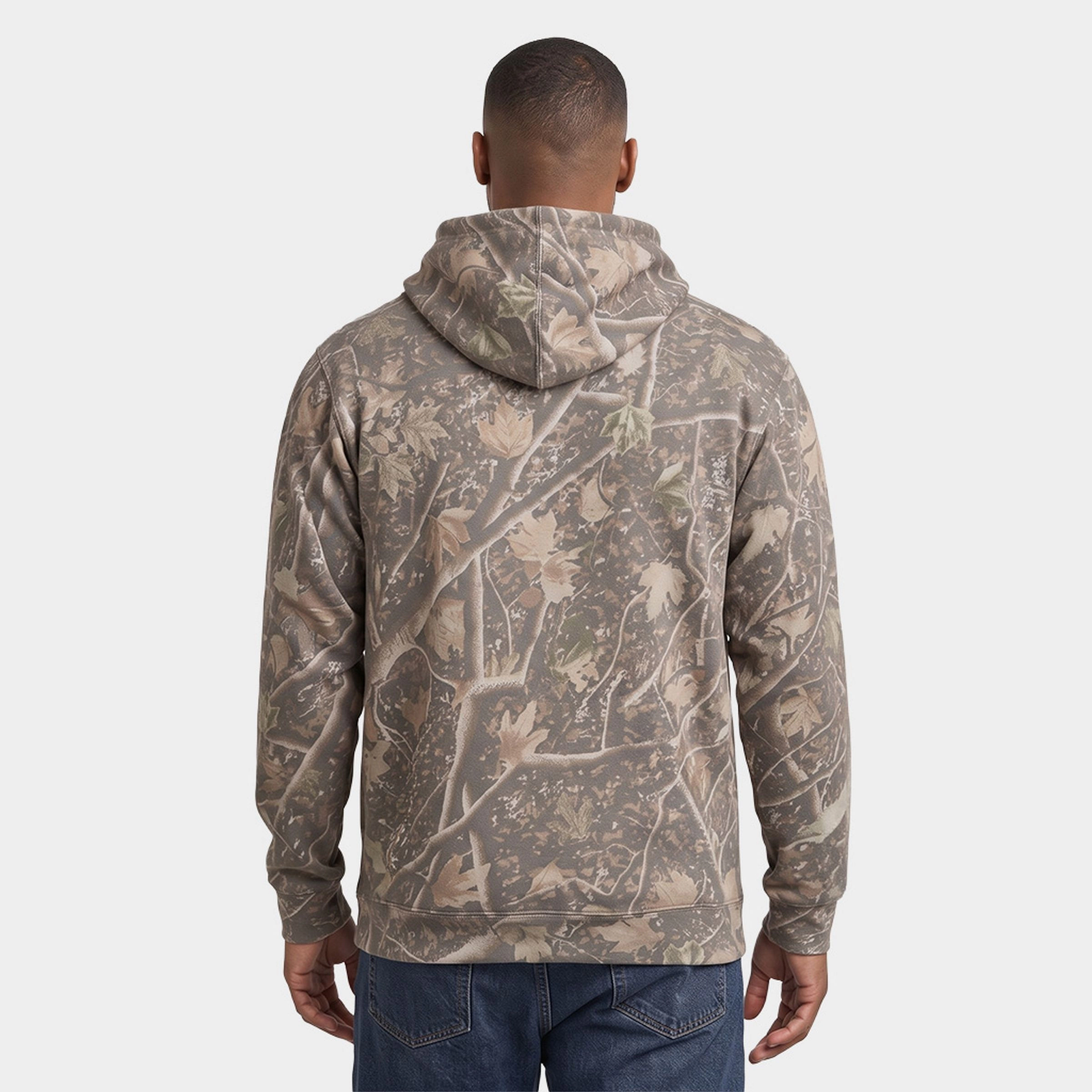Simply Sage Market - Men's Camo Hoodie Football Game Day Stripes