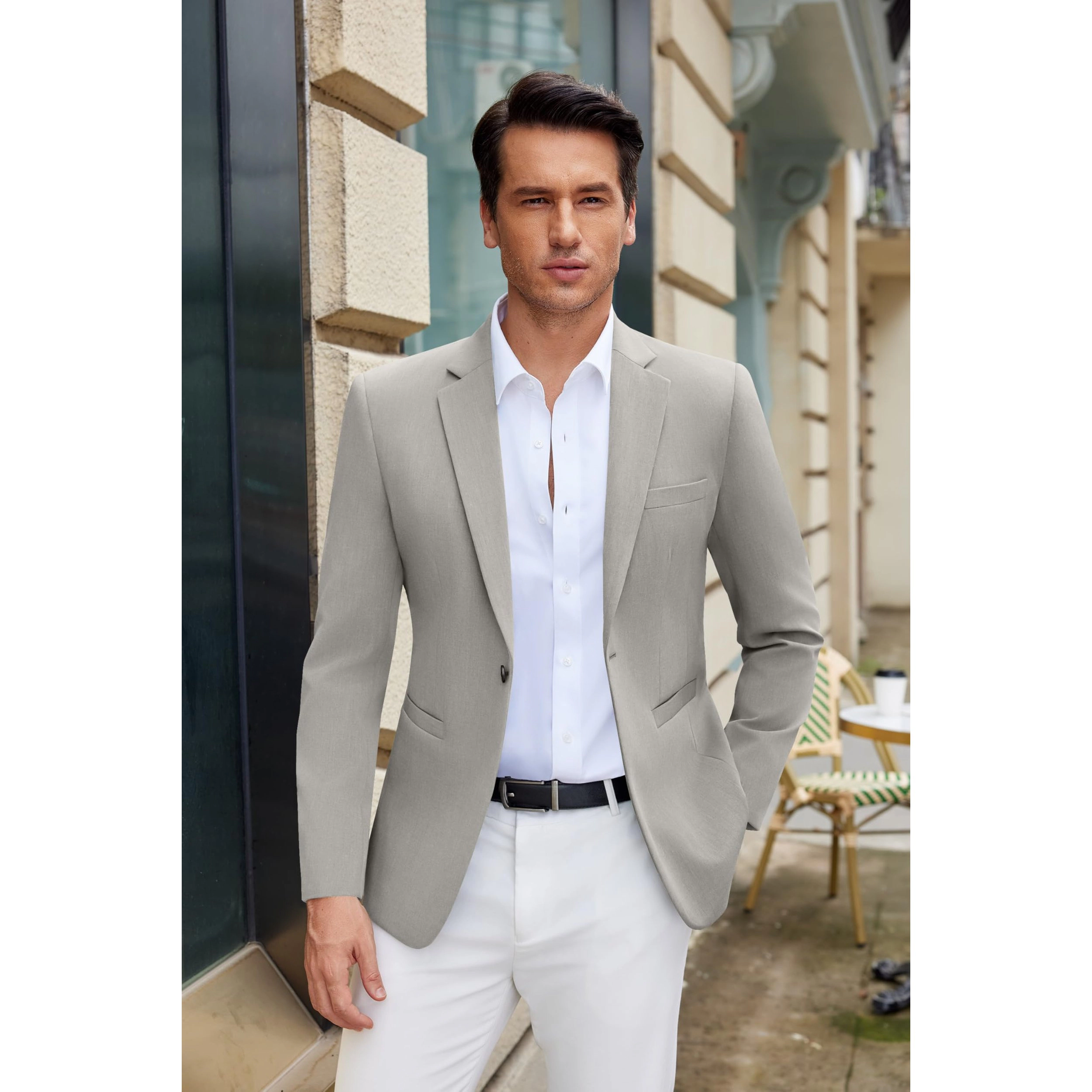 COOFANDY Men's Slim Fit Notch Lapel Casual Blazer Sport Coat Suit Jacket