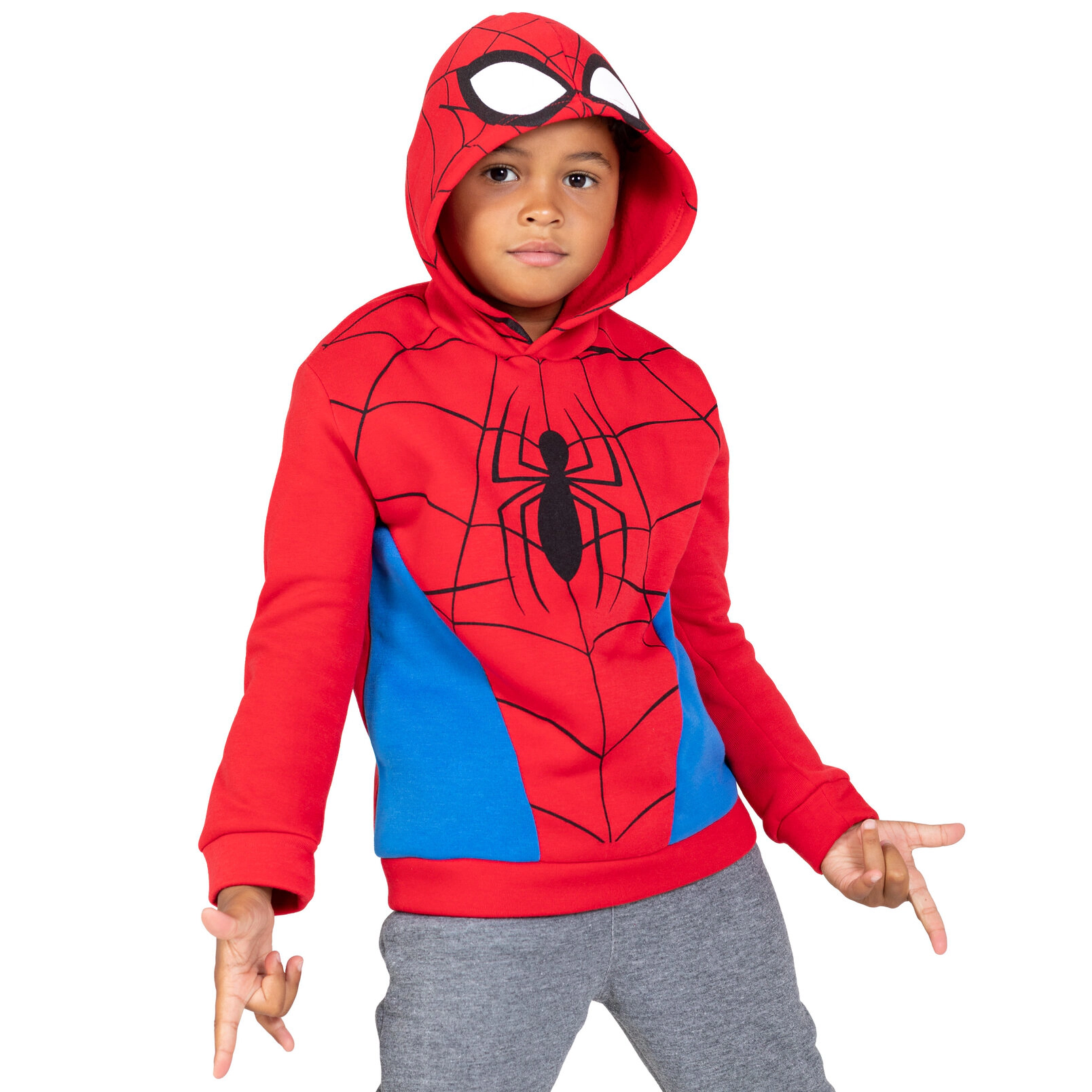 Marvel Spider-Man Boys' Cosplay Fleece Pullover Hoodie