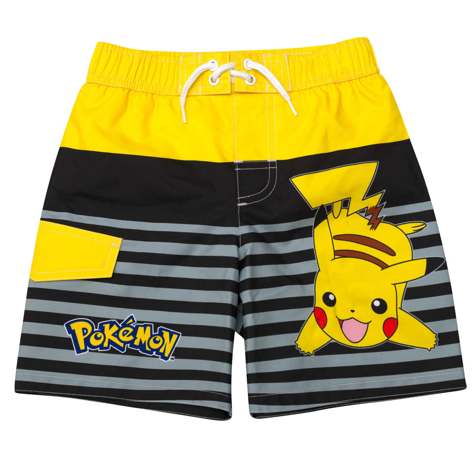 Pokemon Pikachu Boys' Swimwear Swim Trunks