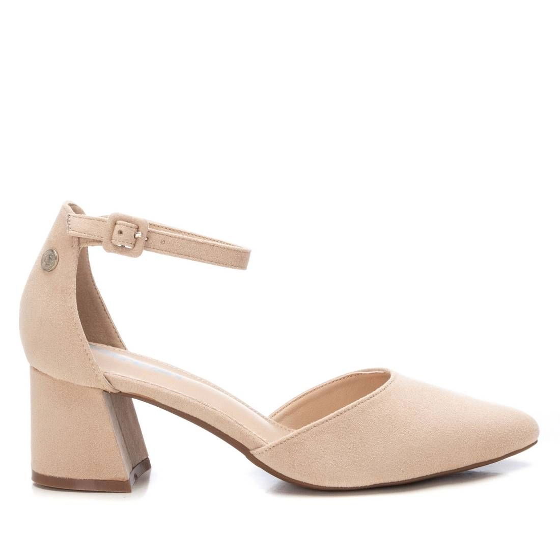 Refresh Women's Pumps Pointed Toe Ankle Strap Block Heel