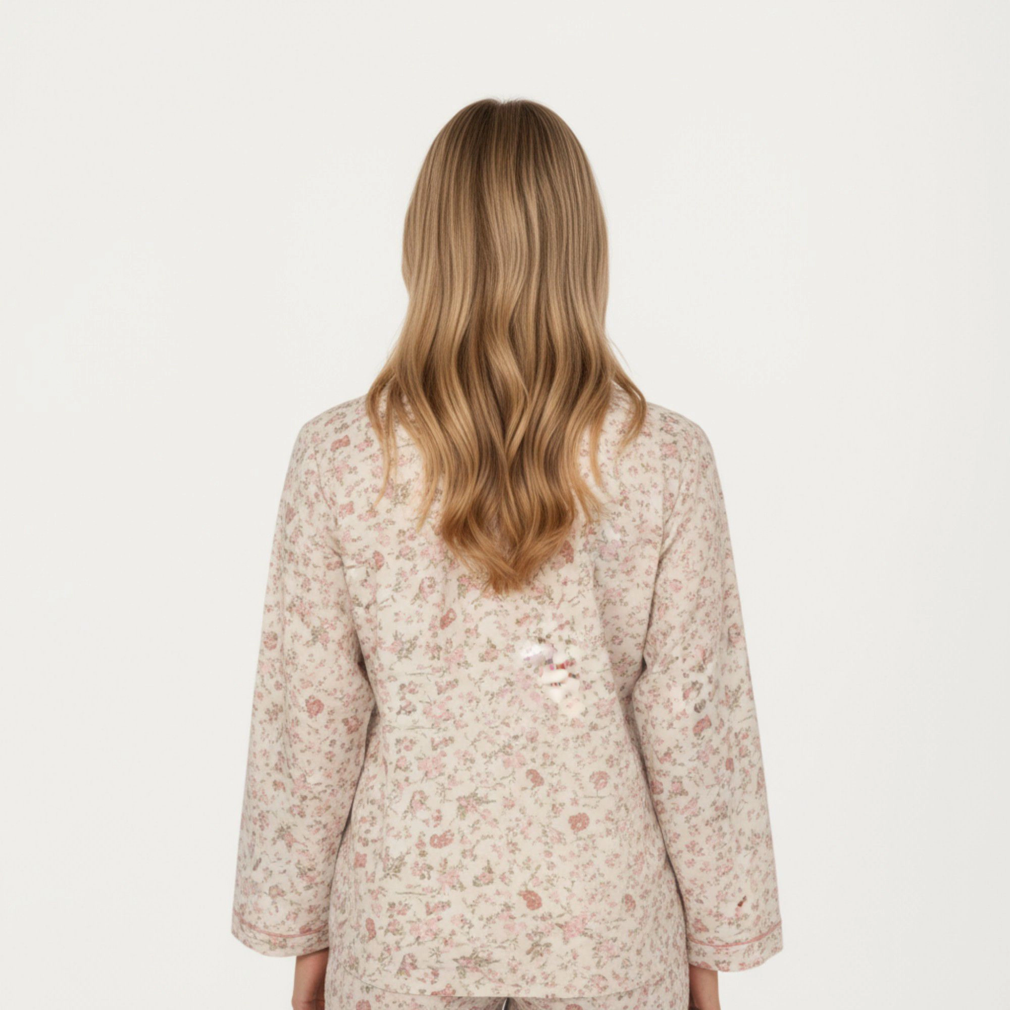 Anna-Kaci Women's 2-Piece Button Front Floral Print Pajama Top with Notched Collar and Relaxed Pants