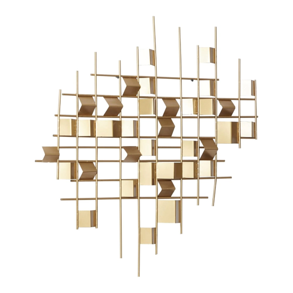 Granny Furni Antic Unisex Folded Stripes Metal Geometric Wall Art