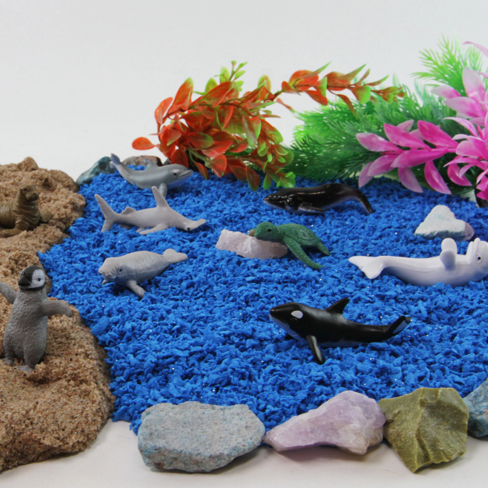 Safari Ltd. - Baby Sea Lifes TOOB - contains 12 Mini Figurines