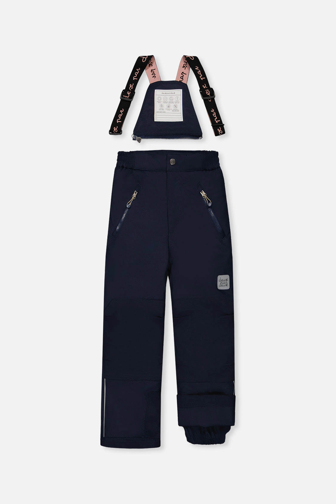 Deux par Girls Watercolor Flower Print Two Piece Play Snowsuit with Hooded Jacket and Snow Pants