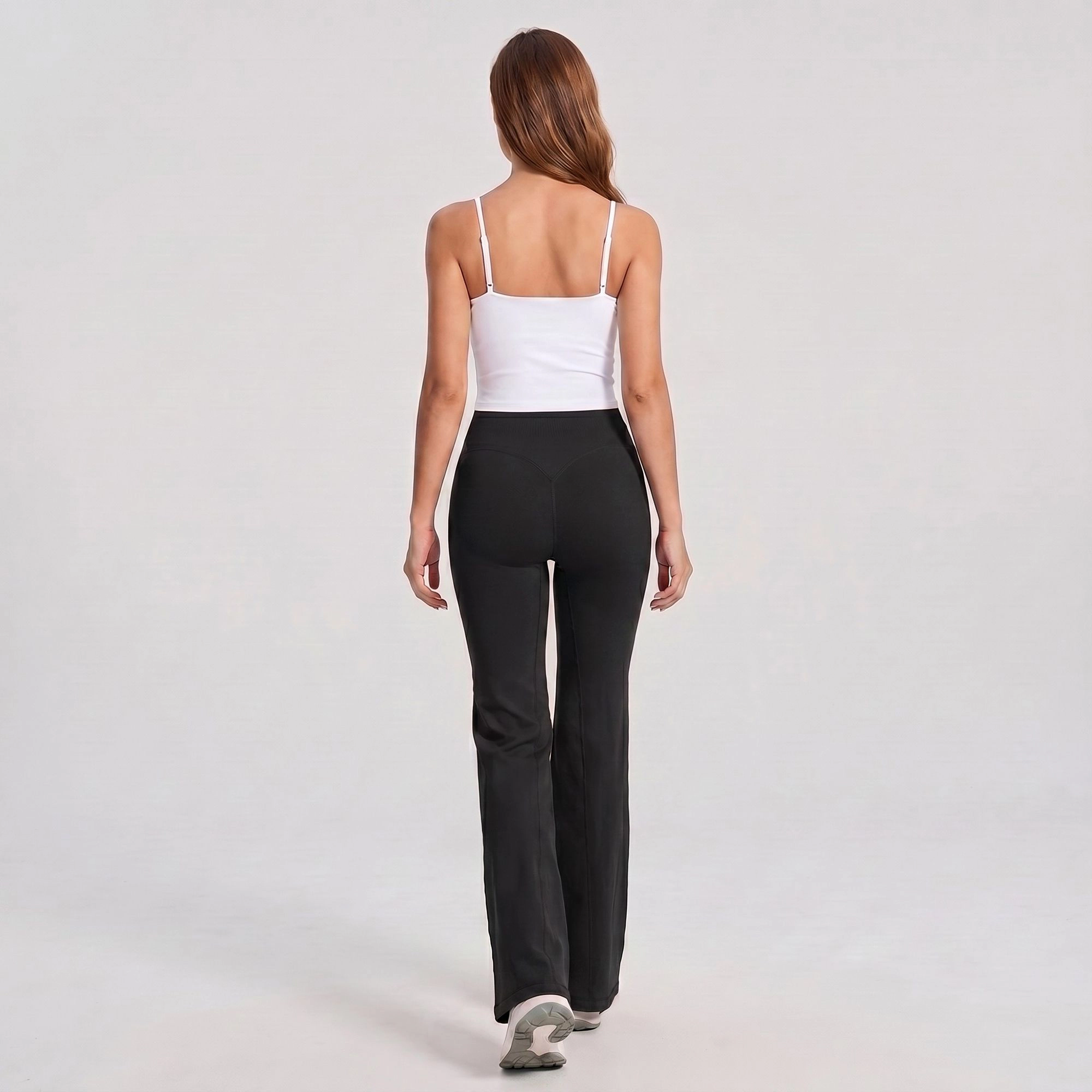 Anna-Kaci Women's High-Waisted Flare Yoga Pants Bootcut Workout Leggings