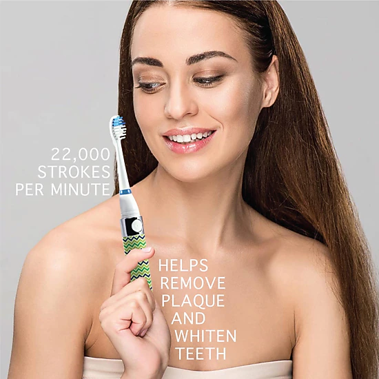 Pursonic Unisex Portable Sonic Oral Care Toothbrush 22,000 Strokes Per Minute Electric Toothbrush