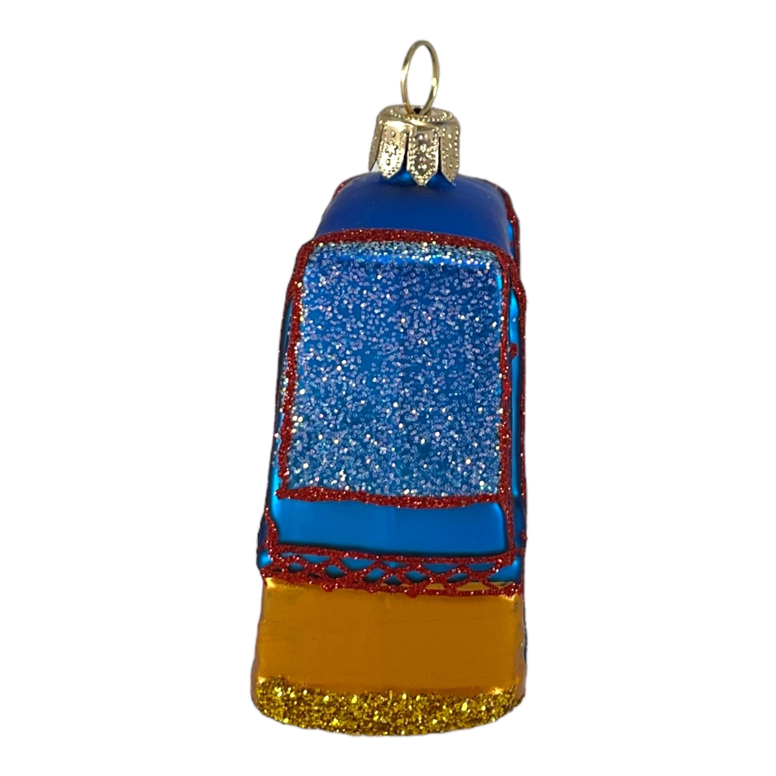 Pinnacle Peak Trading Company Golden Gate Bridge San Francisco Small Polish Glass Christmas Ornament