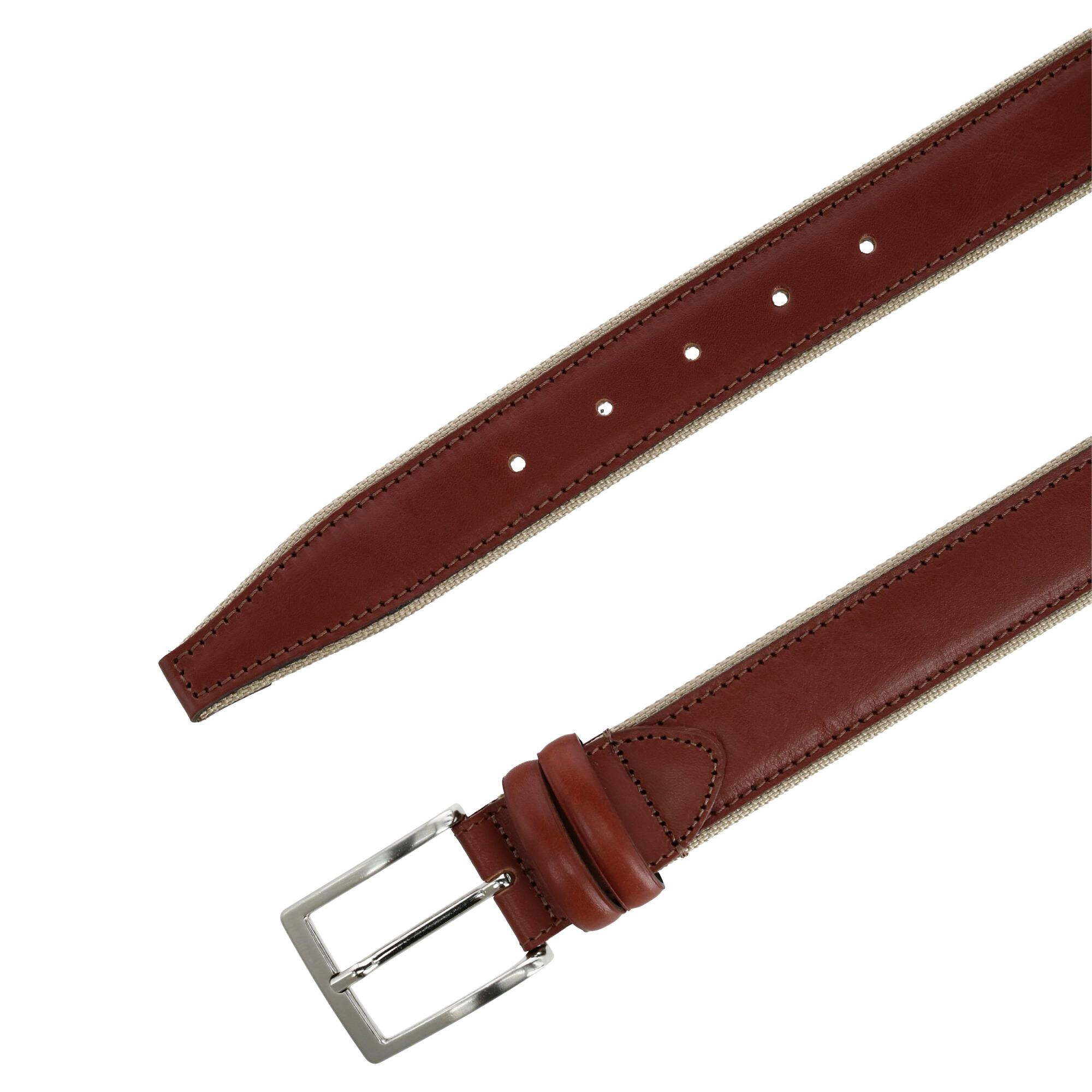 Trafalgar Men's The Back Nine Leather and Nylon Golf Belt