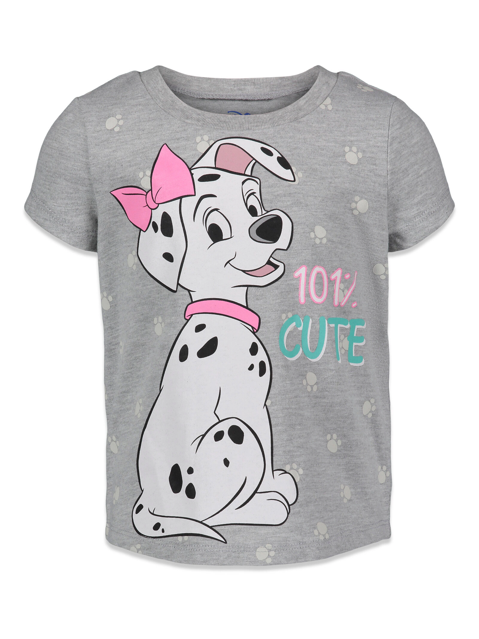 Disney Classics Girls' 3-Pack Glitter T-Shirts
