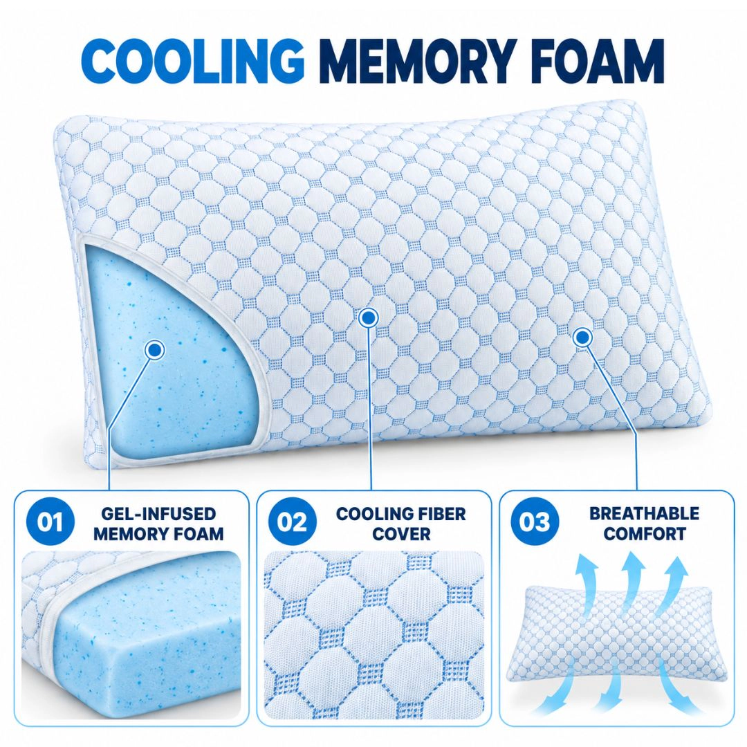 Cooling Memory Foam Pillow