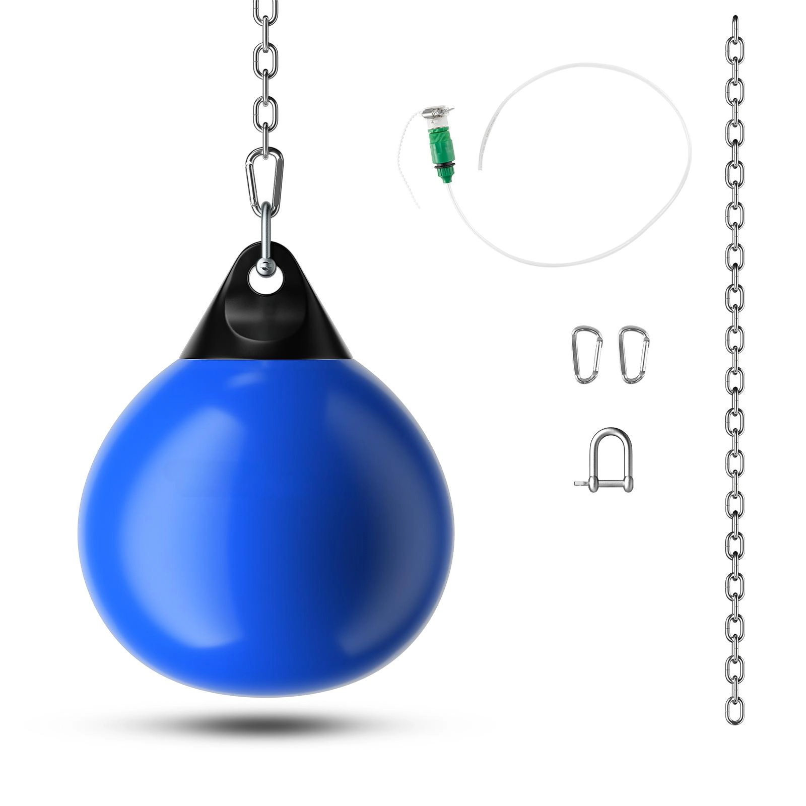 SUGIFT 21-in Water Filled Hanging Punching Bag with Adjustable Metal Chain and 39-in Filling Hose