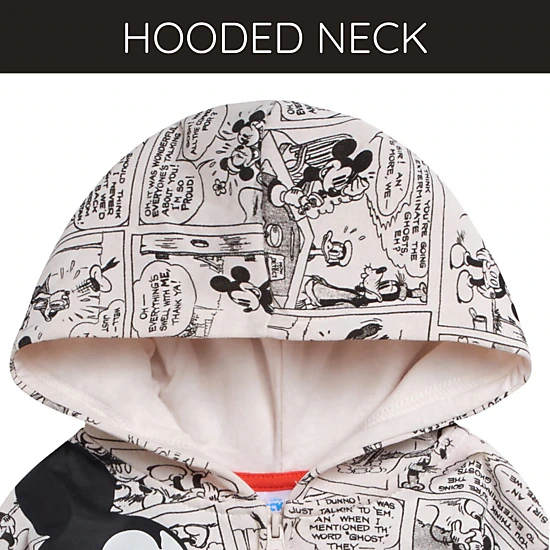 Disney Boys' Fleece Zip-Up Hoodie