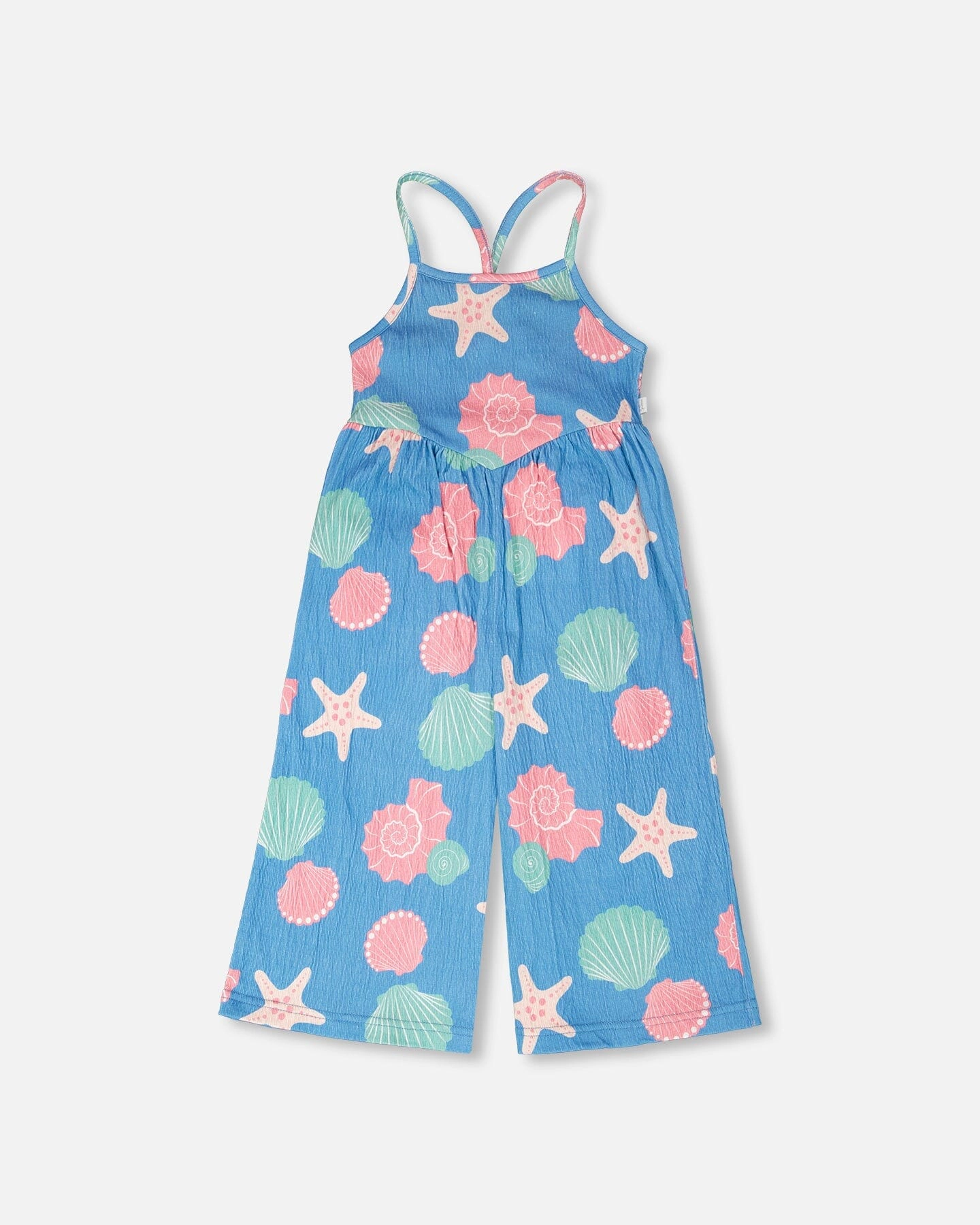 Deux par Girls Crinkle Jersey Jumpsuit Shell Print