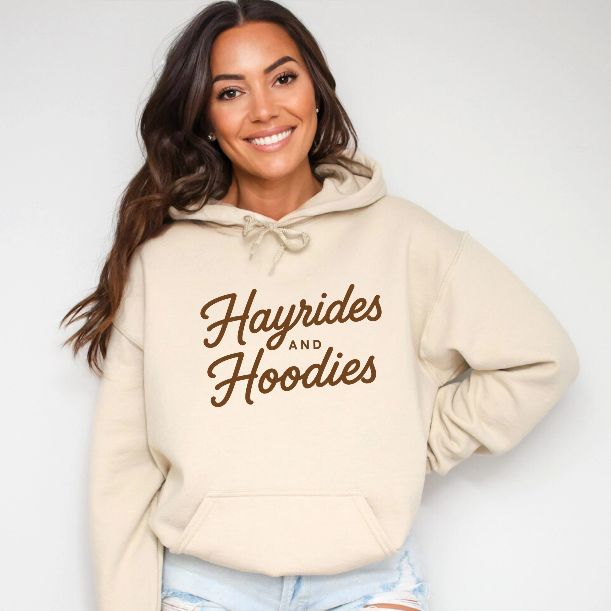 Simply Sage Market - Women's Graphic Hoodie Hayrides and Hoodies
