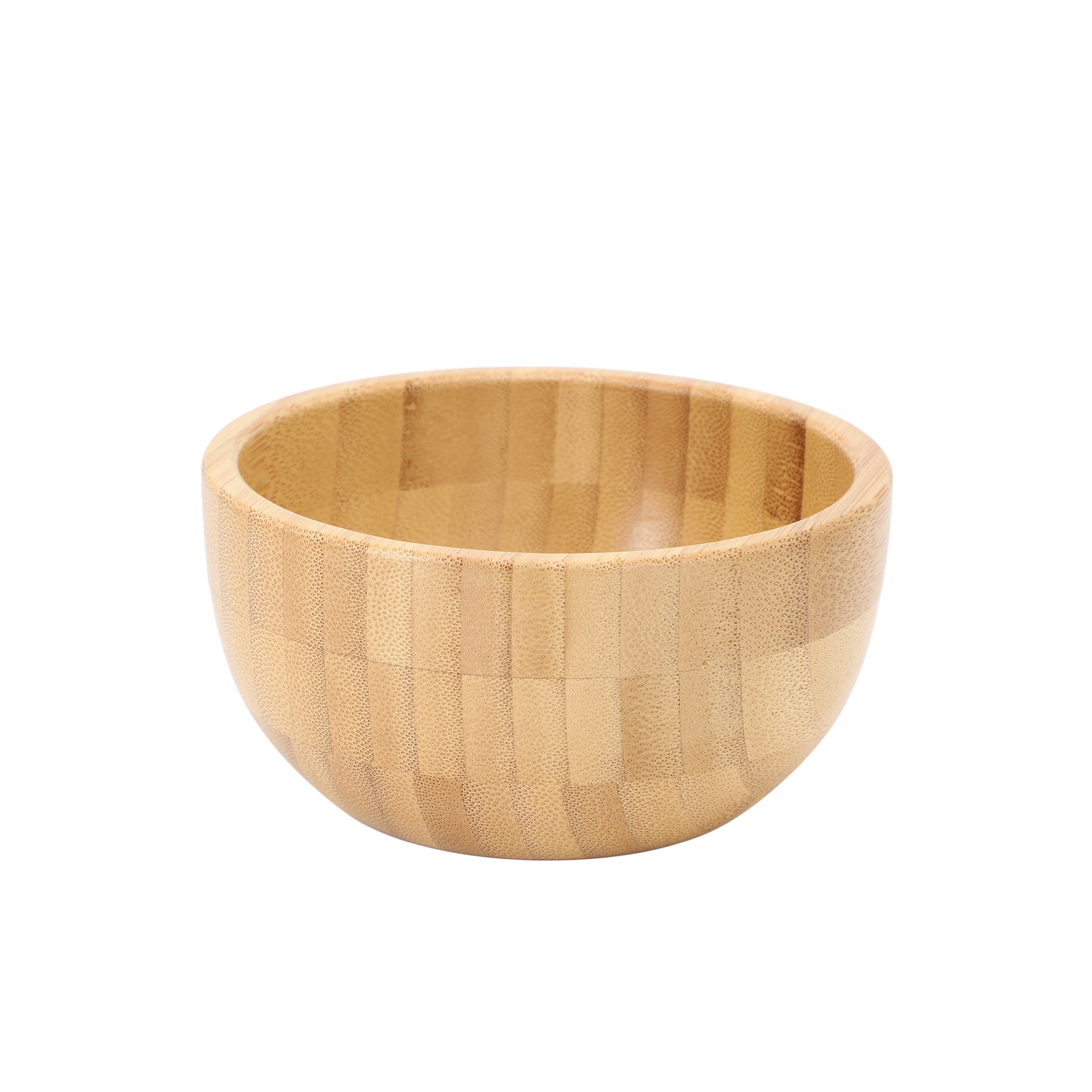 MegaChef 4 Piece 4.75 Inch Bamboo Wood Salad Bowl Set