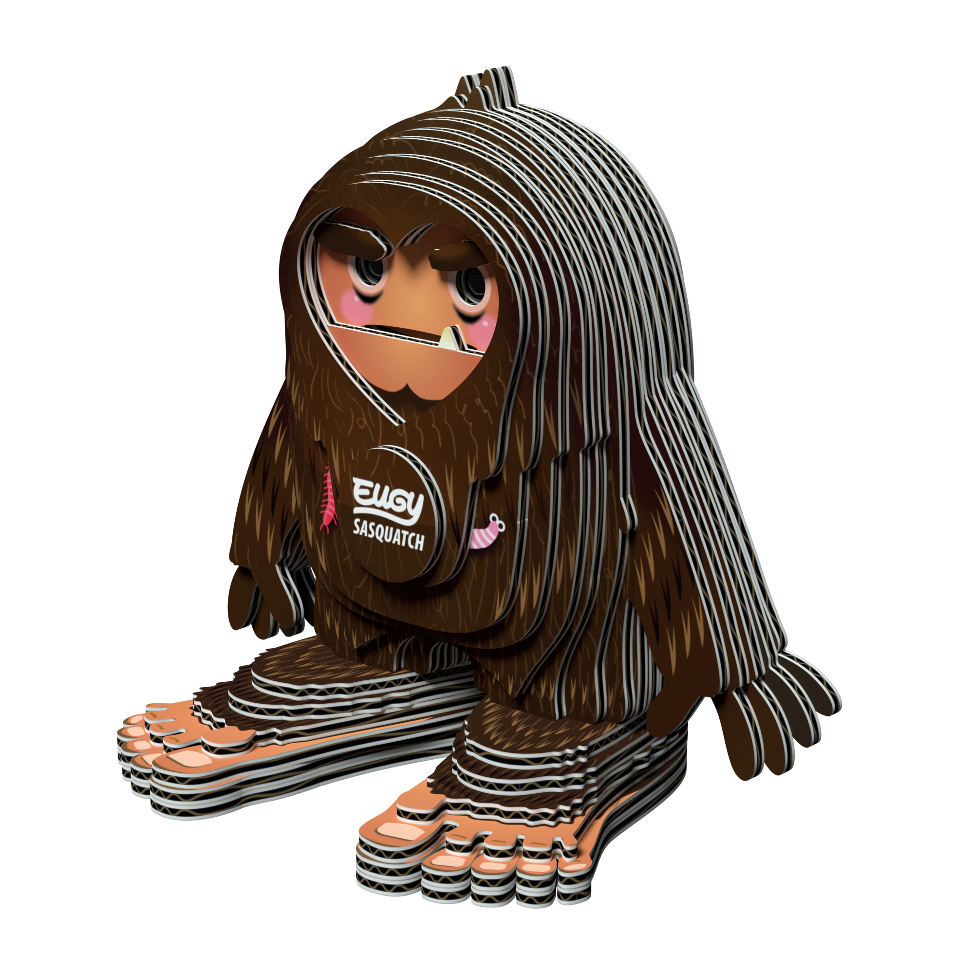 EUGY Sasquatch 3D Puzzle - contains 31 puzzle pieces