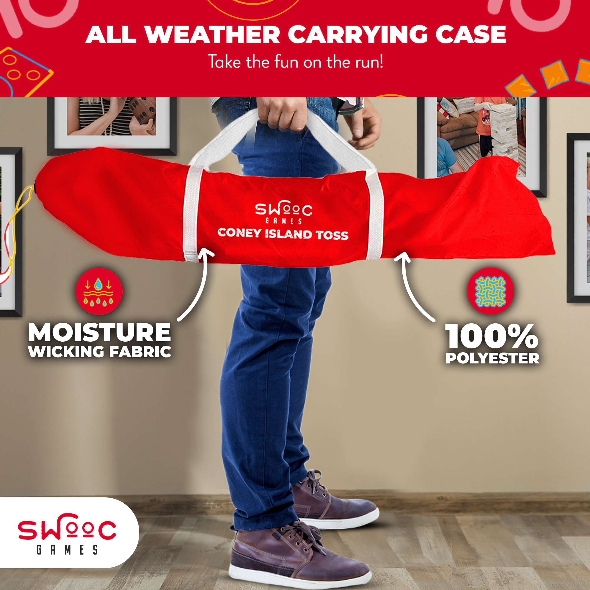 Swooc Games | Coney Island Toss™ | Cornhole Game