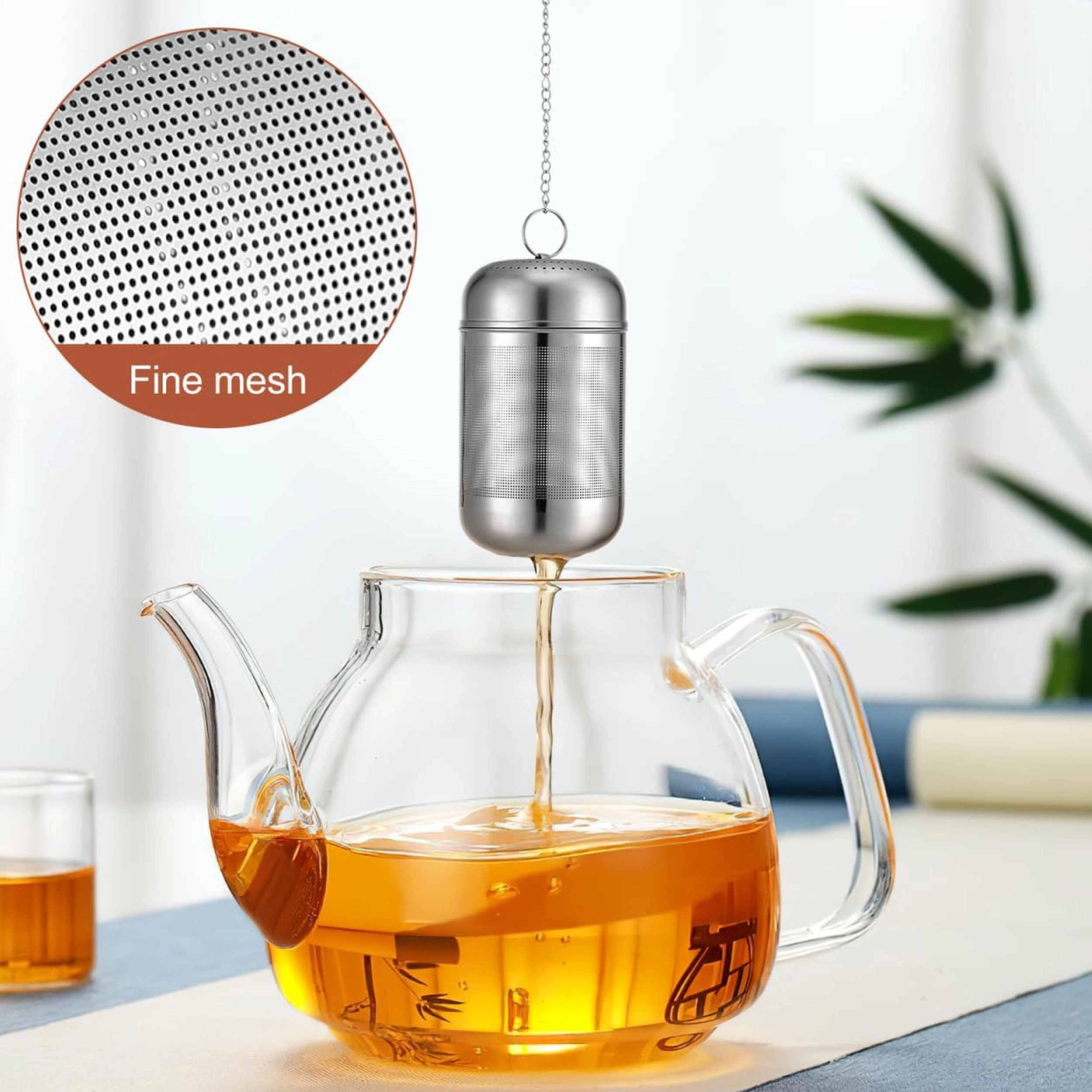 Stock Preferred Stainless Steel Large Tea and Spice Infuser Ball with Long Chain