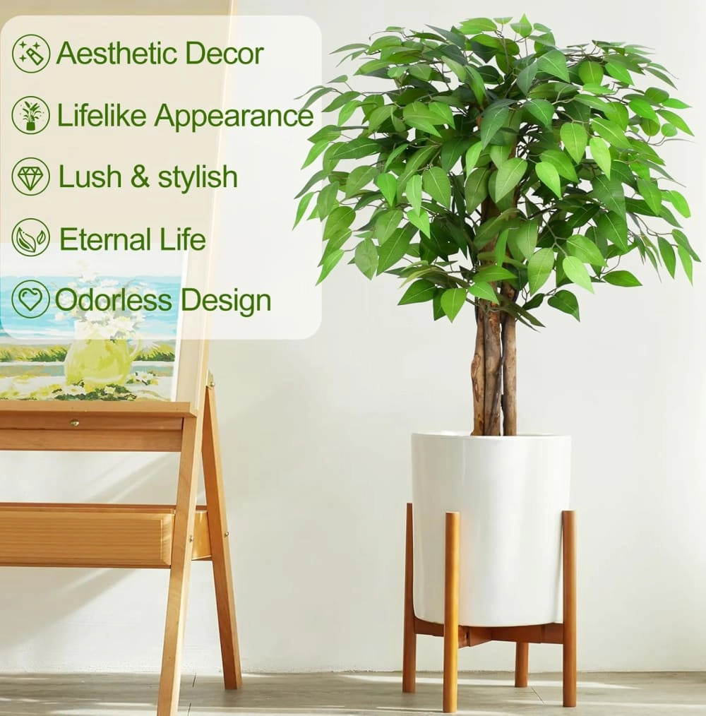 Whimsy Toys 3ft Ficus Artificial Trees Set of 2