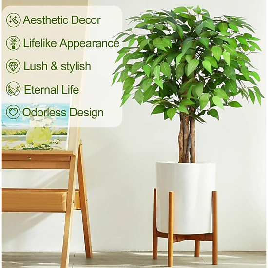 Whimsy Toys 3ft Ficus Artificial Trees Set of 2