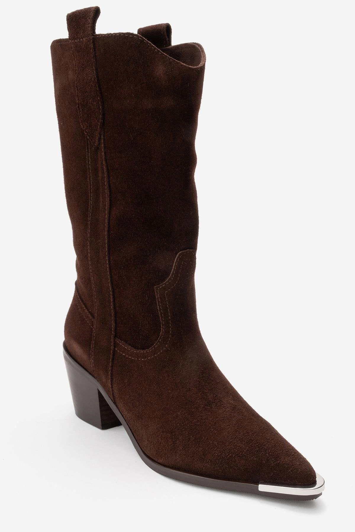Forever & Always Womens Alvi Leather Western Boots
