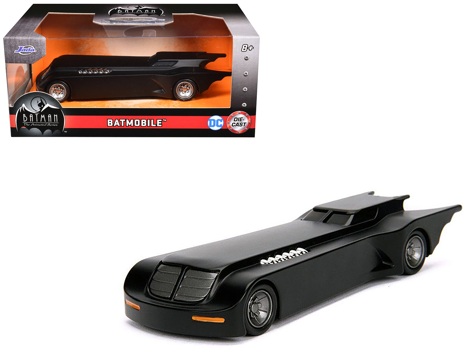 Jada Batmobile "The Animated Series" Dc Comics Series Diecast Model Car By Jada