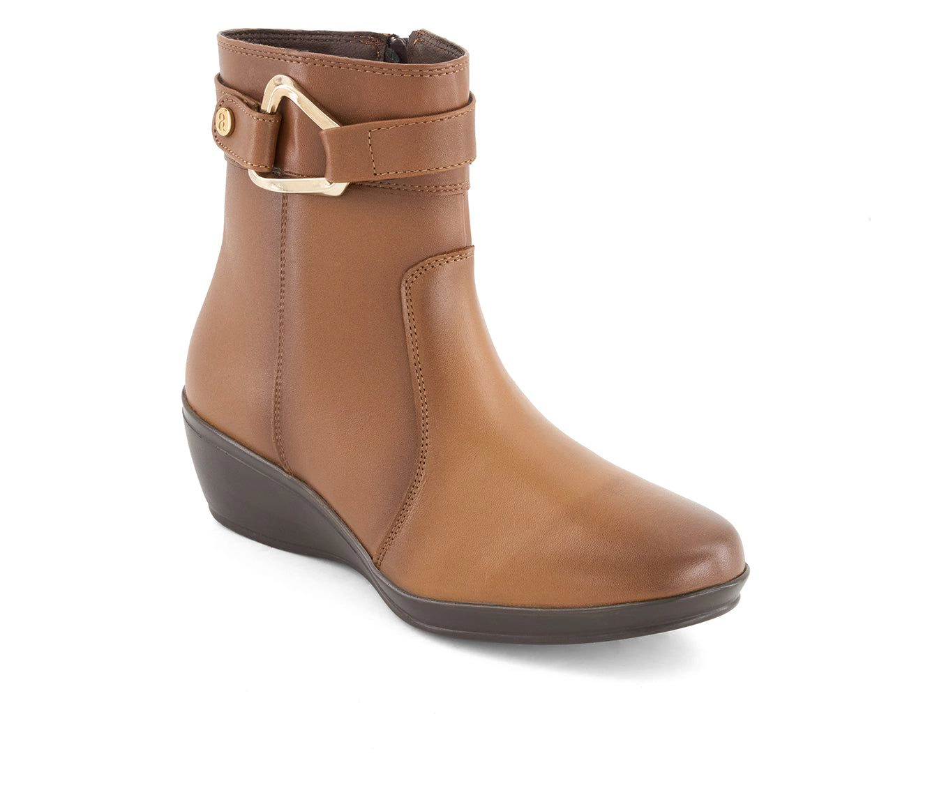 Andrea Womens Leather Booties