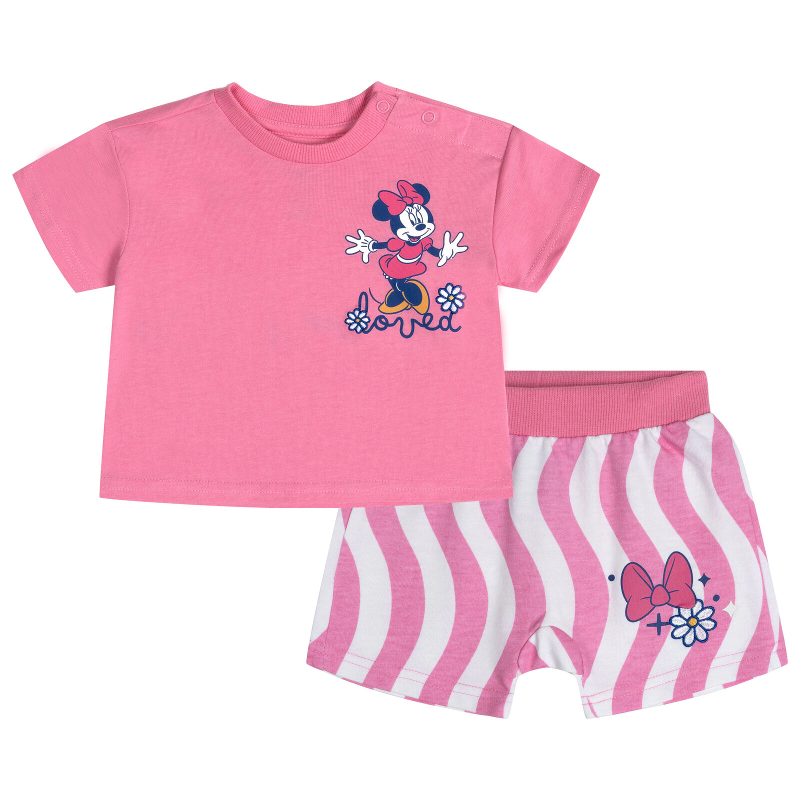 Disney Girls' 2-Piece T-Shirt and Shorts Set