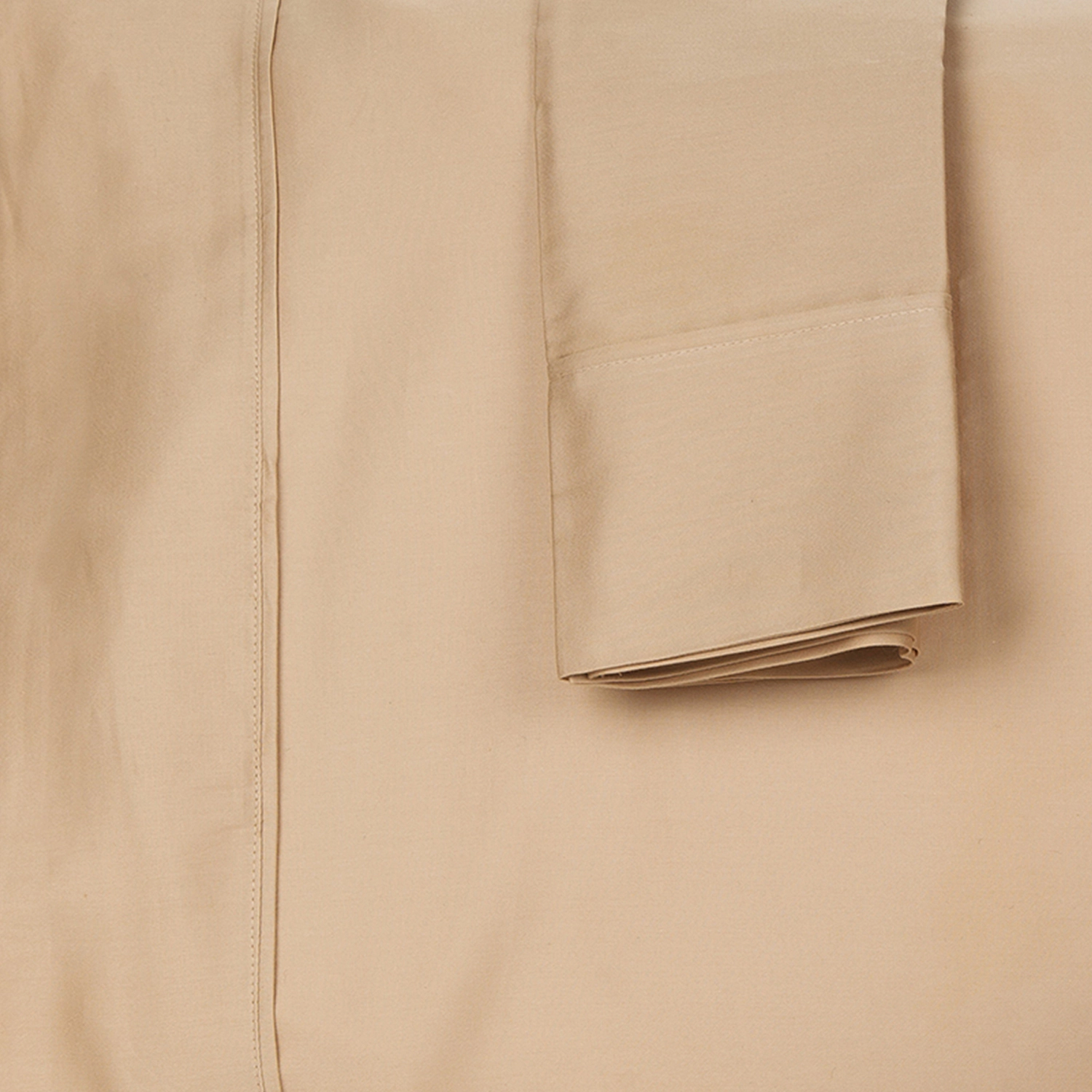 Castle Hill Premium Lightweight 440 Thread Count Cotton Sateen 4 Pieces Sheet Set King Taupe