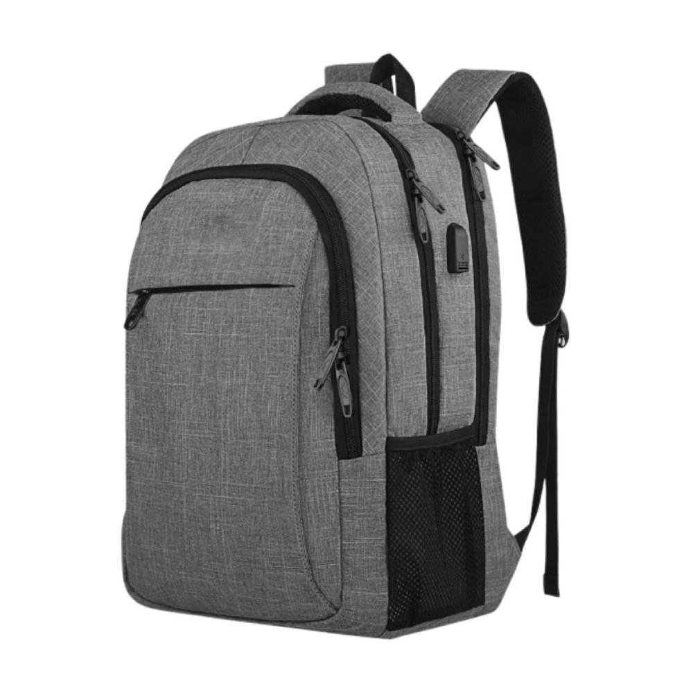 Clear Skye Unisex Gray Anti-Theft Travel Backpack