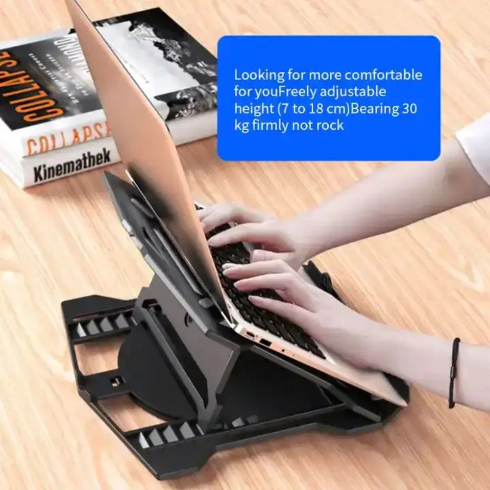 Premium Charms Laptop Stand With Cooling System