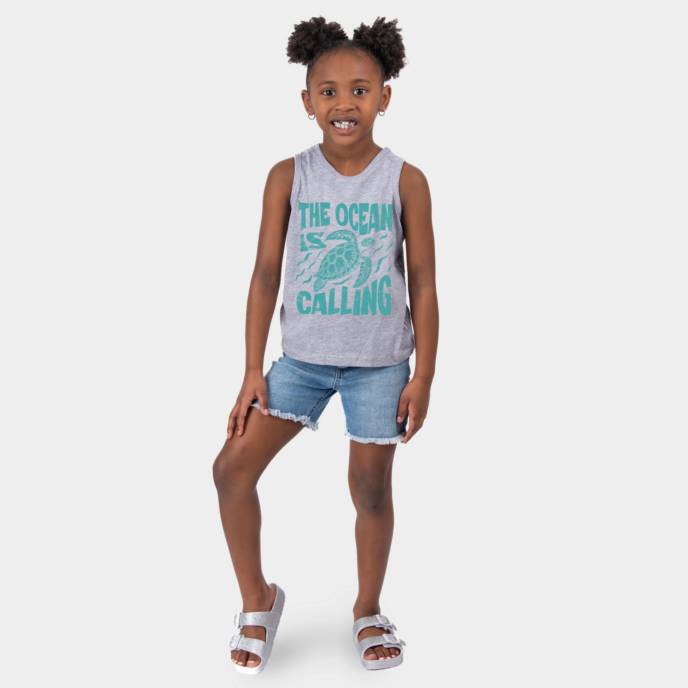 The Juniper Shop - Ocean Is Calling Turtle Youth Tank Top