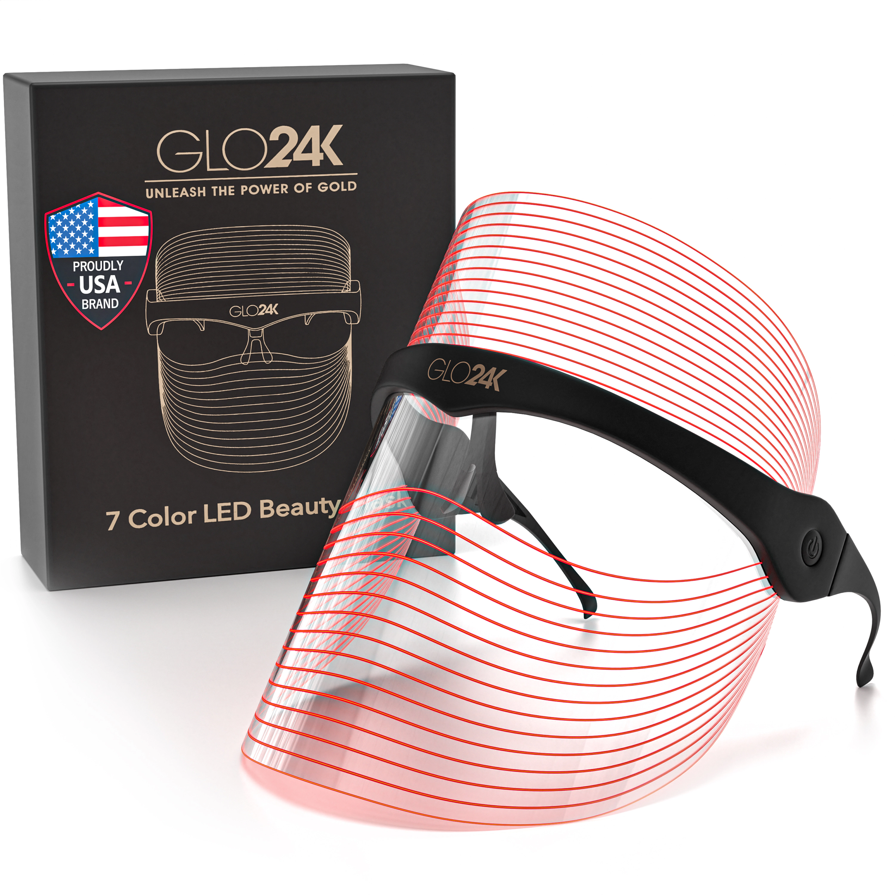 GLO24K 7 Color LED Beauty Mask