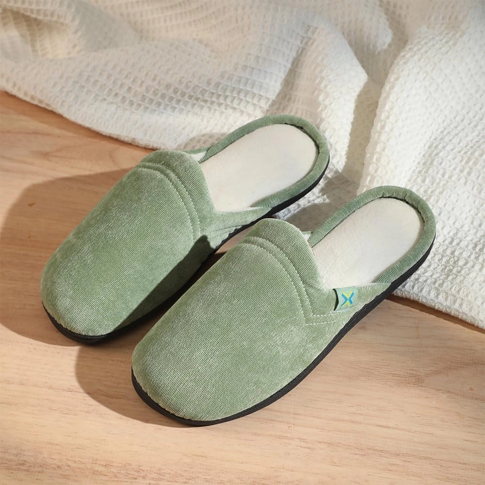 Roxoni Women’s Memory Foam Clog Slippers – Soft & Comfortable House Shoes